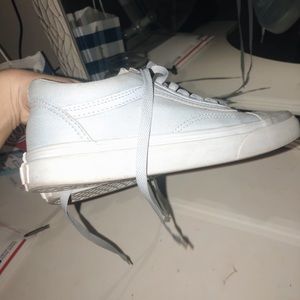 baby blue vans women’s size 8💙🦋❄️